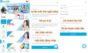 Cách nạp tiền Jun88 Và rút tiền nhanh